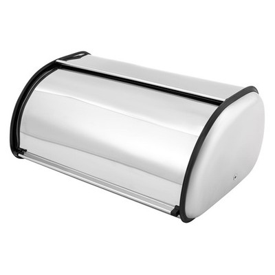 Stainless Steel Bread Box, Silver Bread Bin, Kitchen Counter Bread Container New