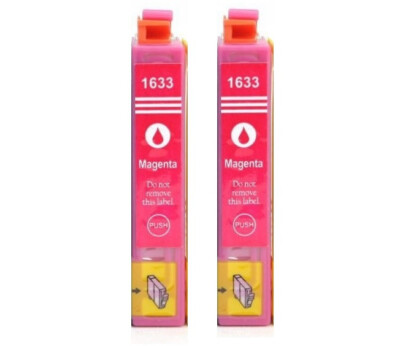 2 Tintenpatronen Magenta zur Verwendung mit Epson Drucker WF2650DWF WF2660DWF WF2750D
