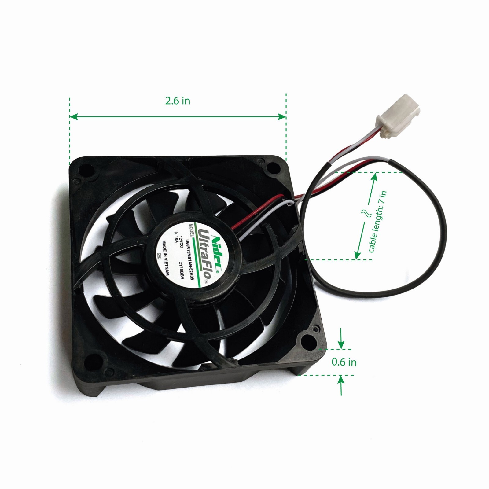 Samsung Refrigerator Icemaker Fan Motor DA3100070E Orignal Part DEW