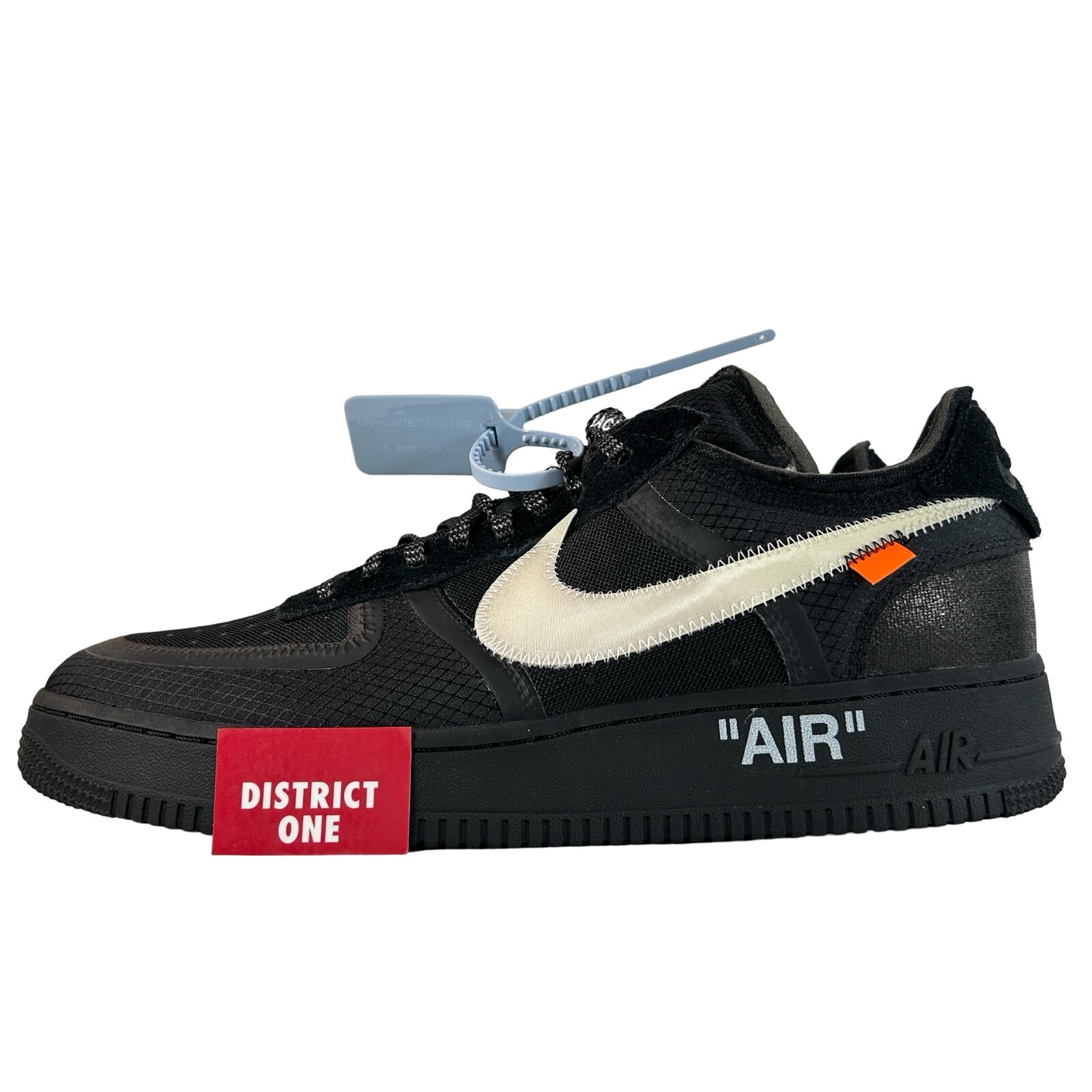 OFF WHITE X NIKE Off White x Nike Air Force 1 Low Black Taglia 11 5 AO4606 001