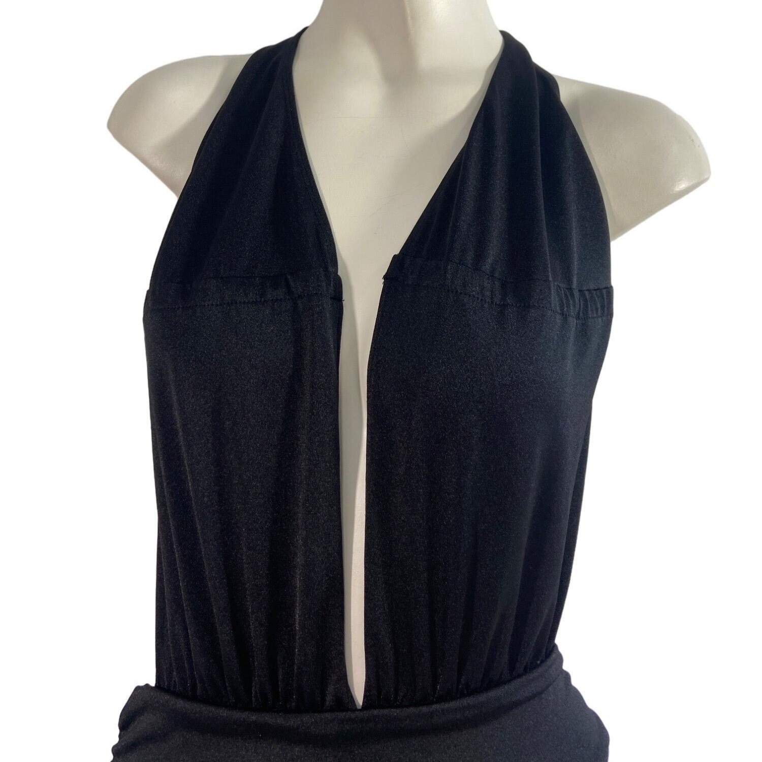 Missomo Women's Black One Piece Swimsuit Sz L