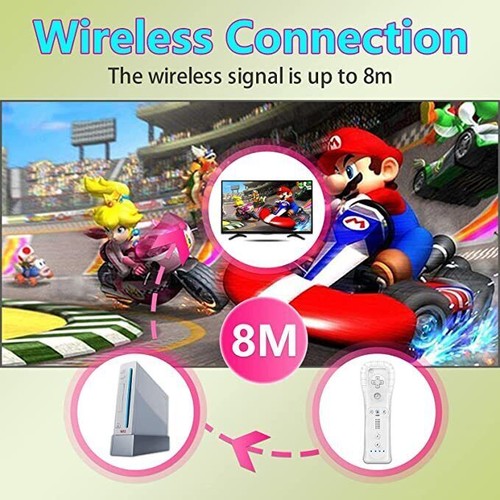 Weiß Wiimote mit Motion Plus, Fernbedienung Nunchuck Für Nintendo Wii / WIIU GZ - Bild 7 von 19