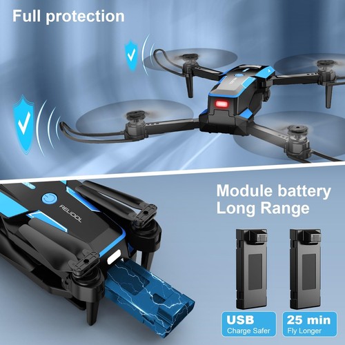 Drone with 1080P Camera - Foldable Remote Control Quadcopter with Voice Gesture - Picture 3 of 7
