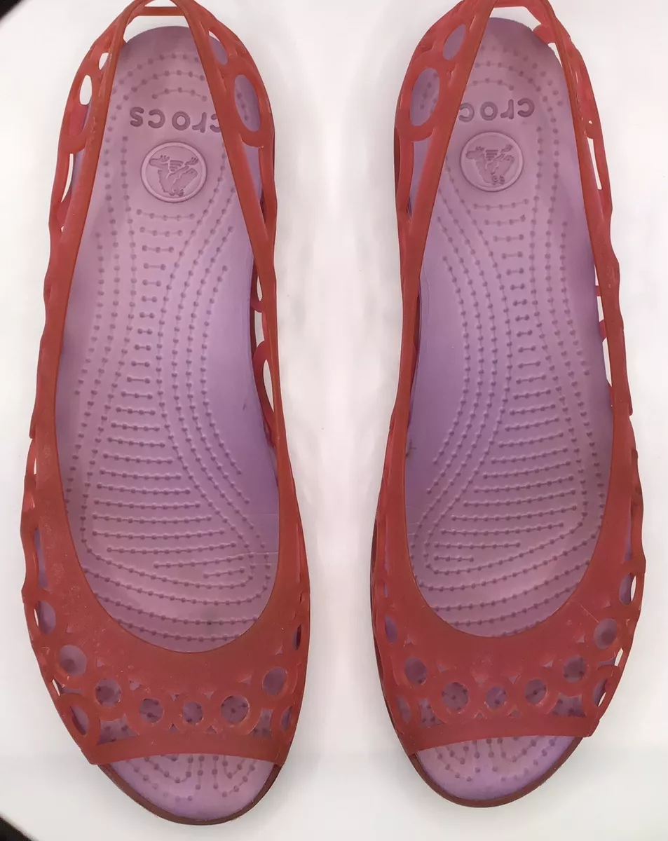 Croc jelly shoes discount