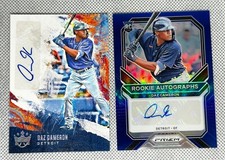 Daz Cameron 2X RC Auto 2021 Panini Prizm Blue /149 Diamond Kings Holo /99 Rookie
