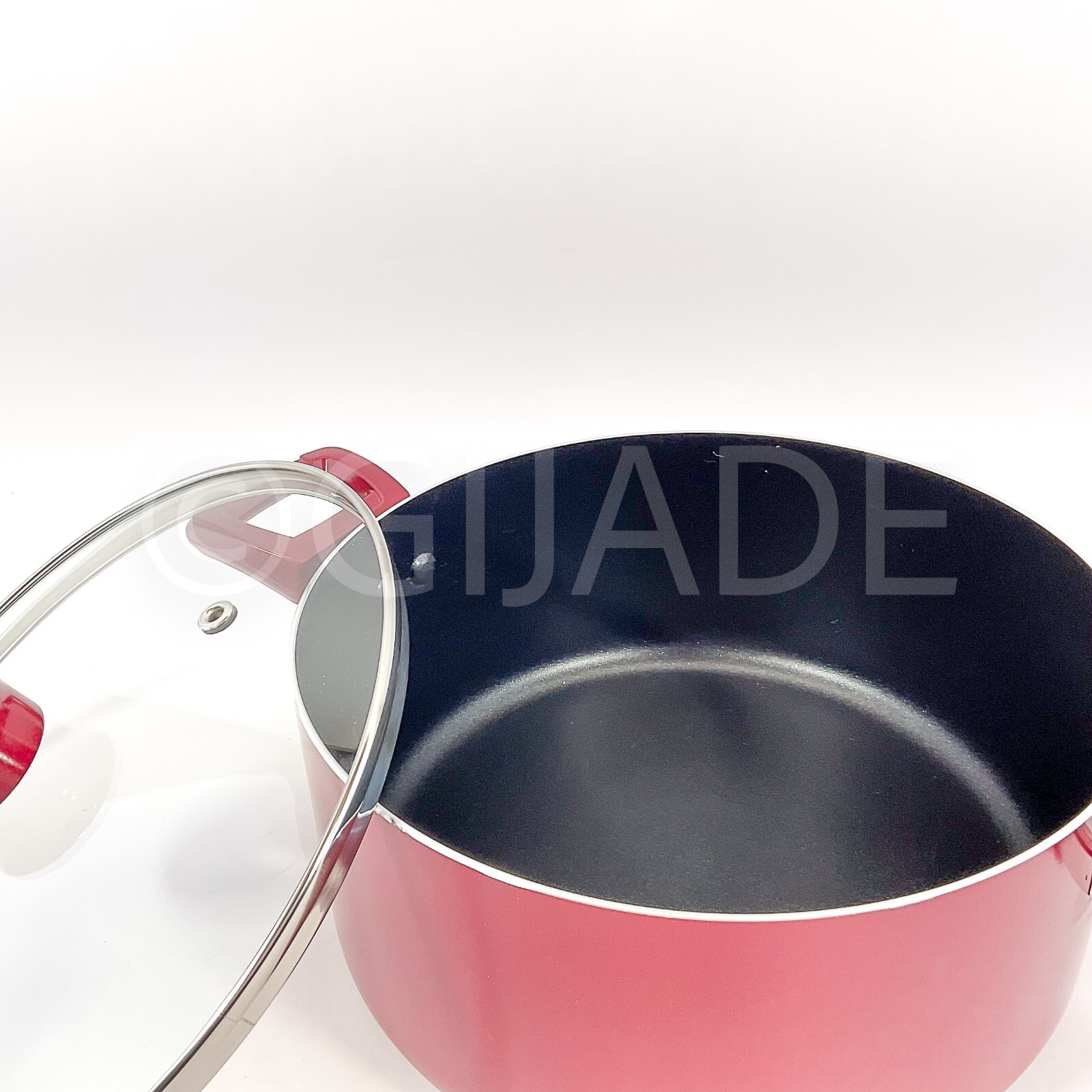 T-fal Nonstick  Aluminum 5-qt Casserole Pot  Red Cookware New