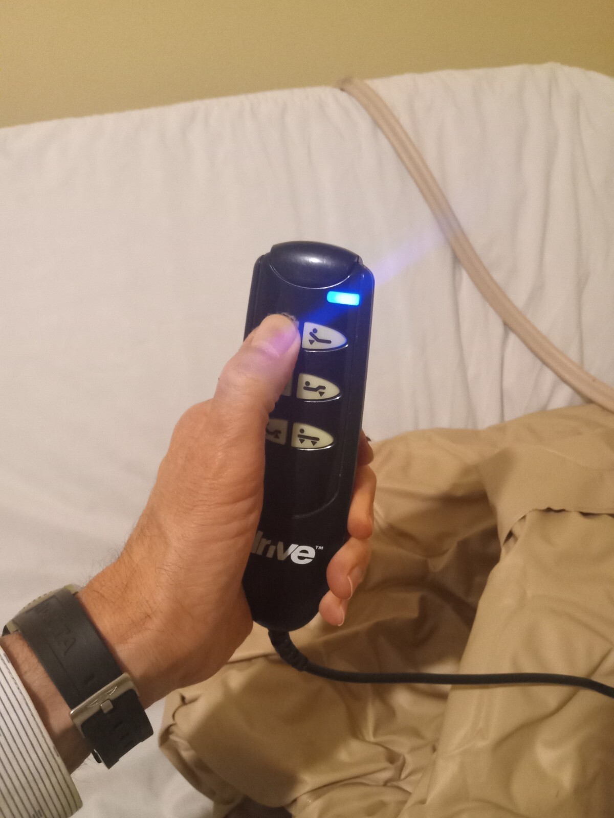 Drive brand, Hospital Bed, twin size, includes Drive brand variable air mattress eBay