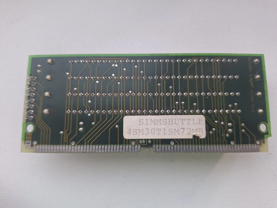 SIMMSHUTTLE 30 pin to 72 pin SIMM rare vintage converter - Image 2 of 4