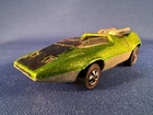 Vintage 1970 Hot Wheels Redline Peeping Bomb, Apple Green, USA