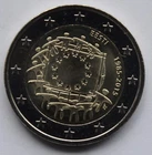 ESTONIA - 2 € Euro common commemorative coin 2015 - EU flag 30