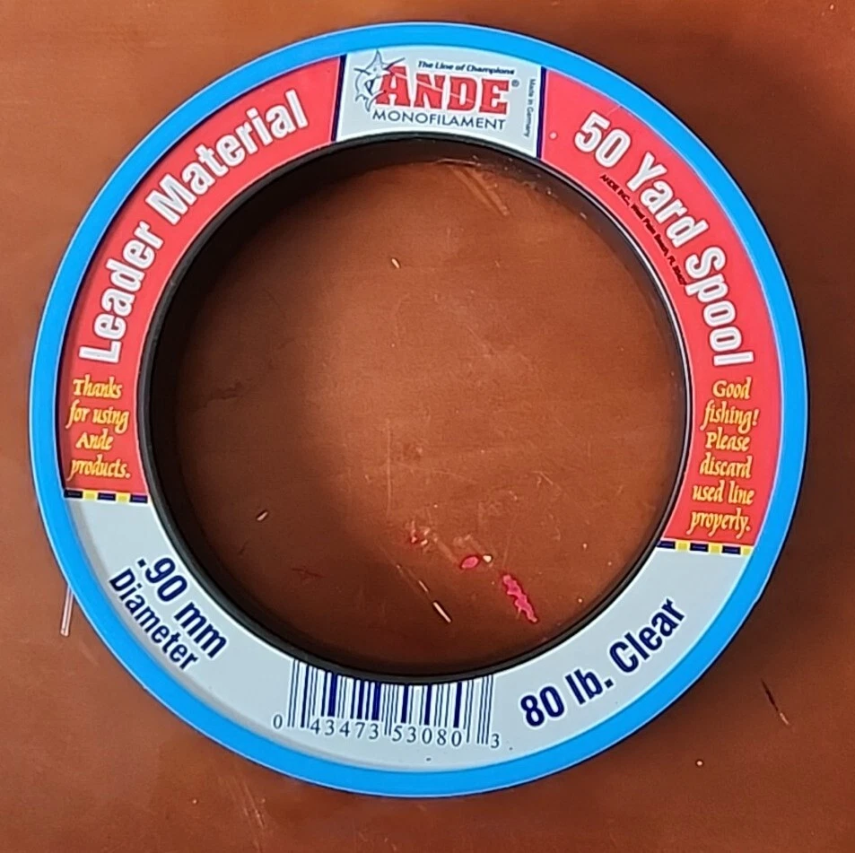 ANDE Monofilament Fishing Lines & Leaders 80 lb Line Weight