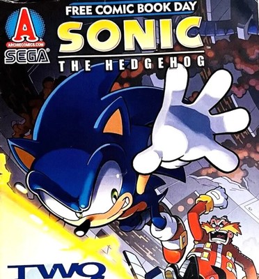 Sonic the Hedgehog & Mega Man Mix Lot of 2 Free Comic Book Day Archie Comics