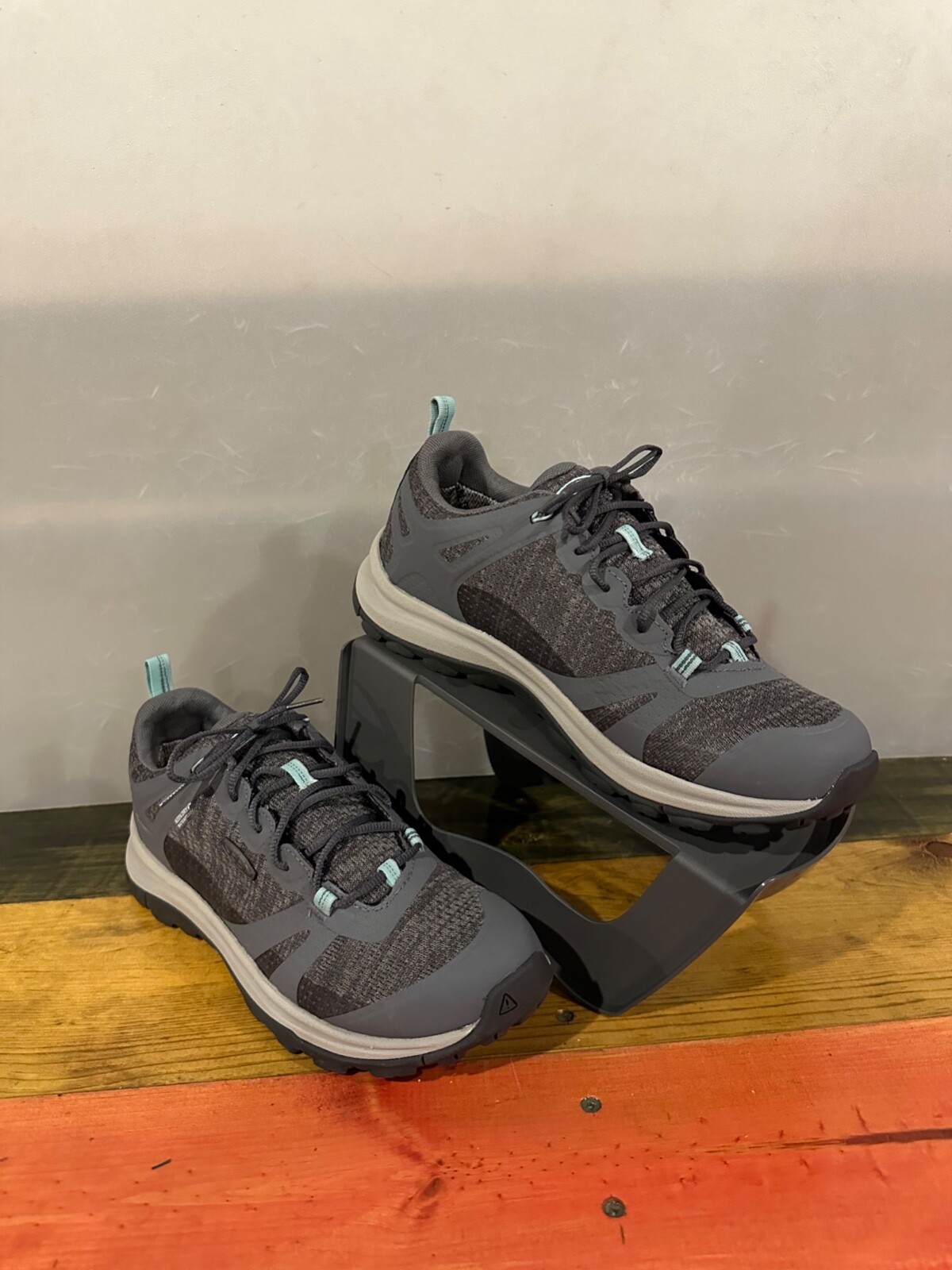 Scarpe da trekking impermeabili Keen TERRADORA II $165 acciaio grigio oceano onda NUOVE!