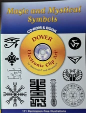 Dover Electronic Clip Art Magical and Mystical Symbols CD-ROM and Book