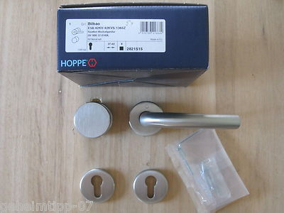 * HOPPE Bilbao E58/42KV/42KVS/1365Z edelstahl D/K Rosetten Türbeschlag Türgriff