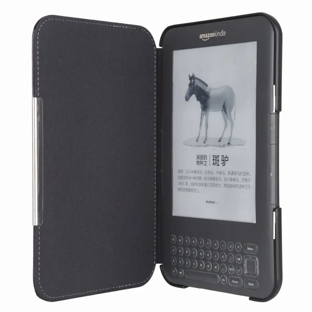 Shockproof E-Reader Case 6 inch Protective Shell for Kindle 3 Keyboard D00901-image