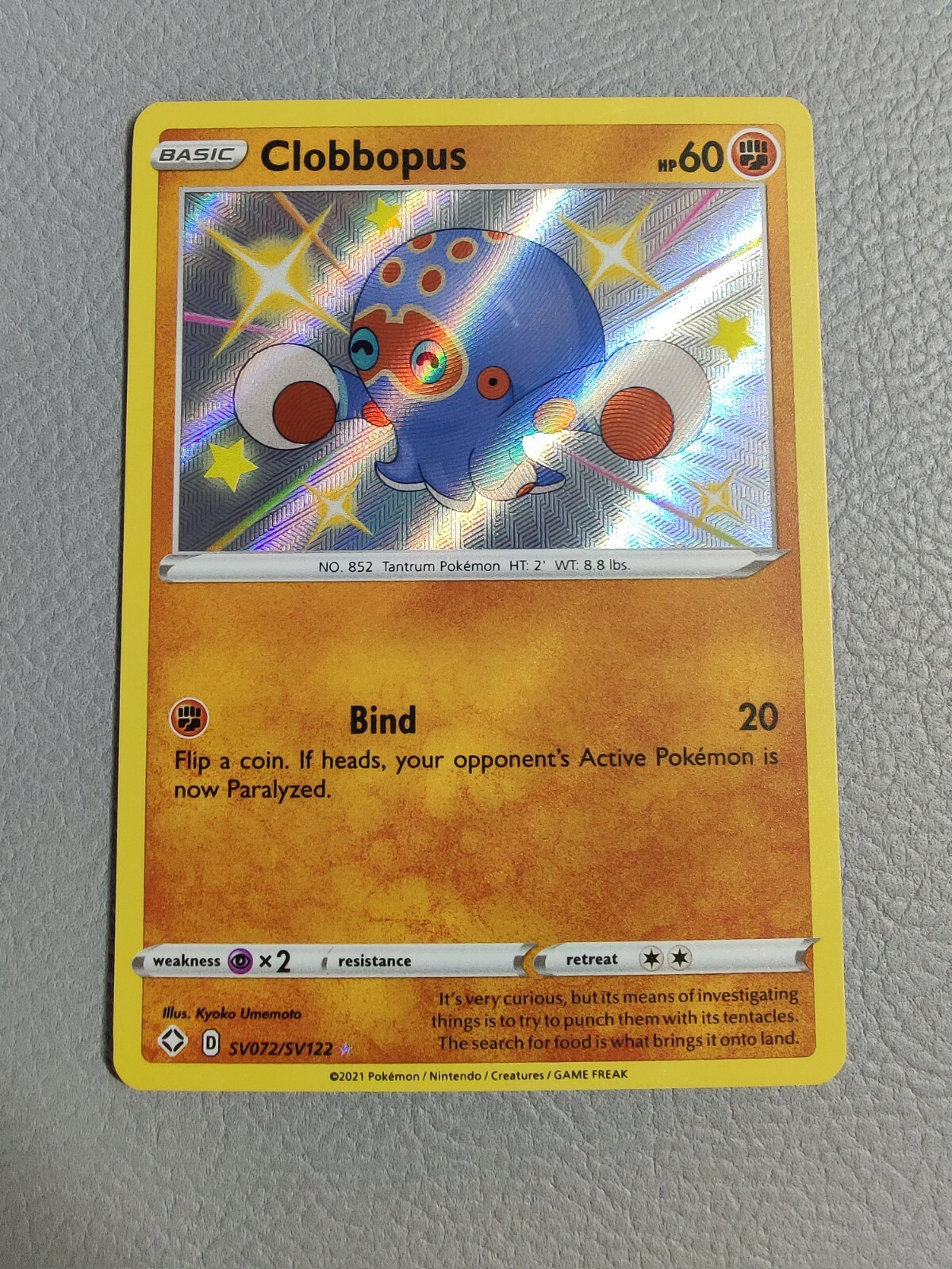 Clobbopus Shiny | MINT | Shining Fates SV072/SV122 | Pokemon