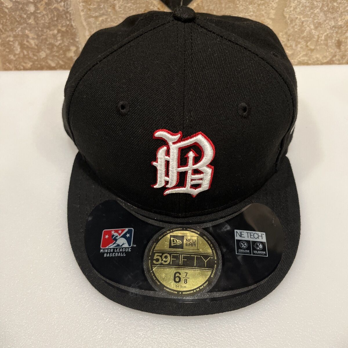 New Era 5950 Birmingham Barons Fitted Hat Cap Men Size 6 7/8 New Era 5950 Birmingham Barons Fitted Hat Cap Men Size 6 7/8