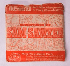 1960's Adentures of Sam Sawyer Veiwmaster 6 Reels Pack Sawyers