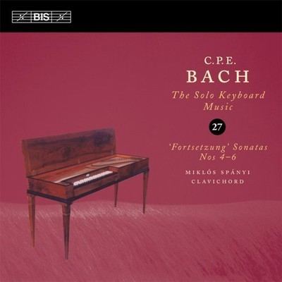 C.P.E. BACH / MIKLOS SPANYI - SOLO KEYBOARD MUSIC 27 NEW CD
