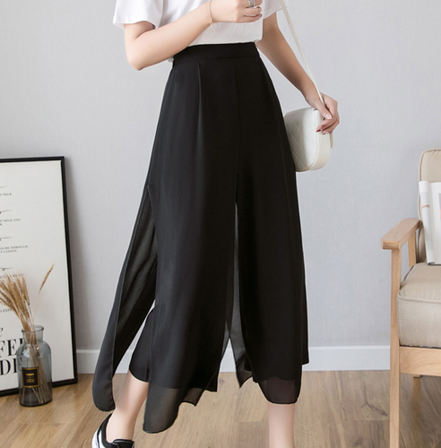 Women's Summer Casual Pant Chiffon Wide 