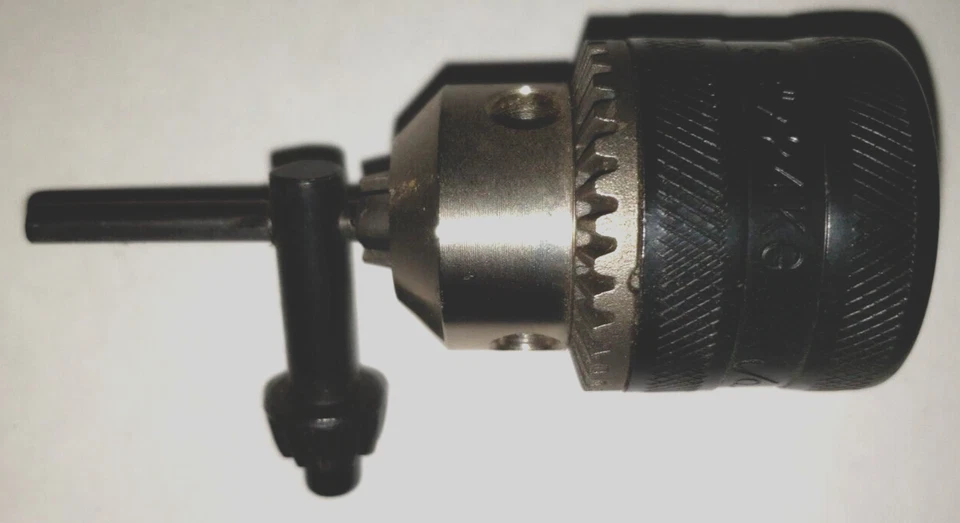 Portabrocas Jacobs con llave de 3/8 pulgadas para husillo de 24 roscas de 3/8 pulgadas 1,0-10 mm Foto 3 de 3