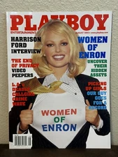 Enron PLAYBOY Issue Russian August 02’ Pickup Artist Angela Little Harrison Ford