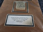 "Titanic" Custom Matted Movie Display with Actual Piece of Prop Ship  - W/COA — photo 3