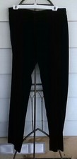 Versace Jeans Couture Black Valure Medusa Slacks Pants Size 36/50