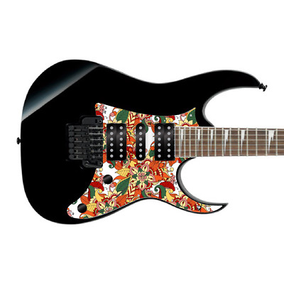 Ibanez RG Series Pickguard • Doodle Flowers • Custom Pickguard