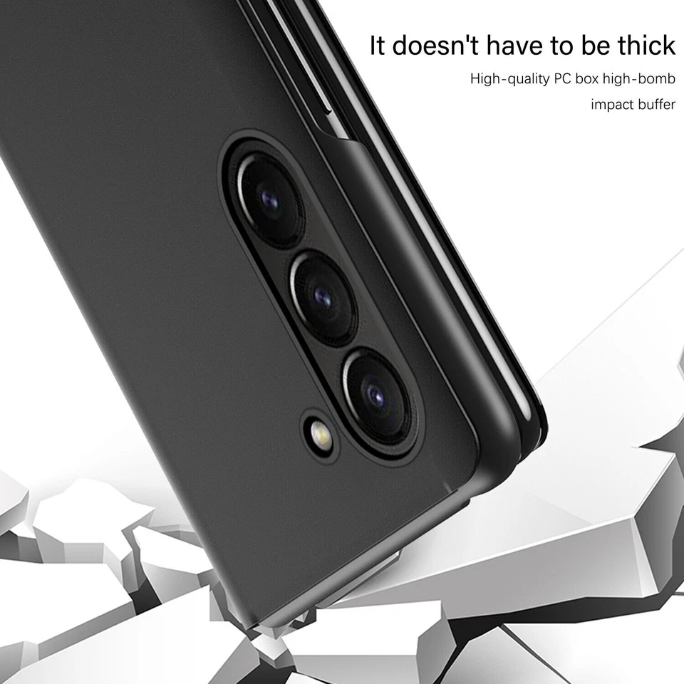 Funda de cuero plegable con soporte abatible para Samsung Galaxy Z 7 6 5 4 3 espejo S-View Foto 4 de 4