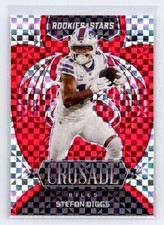 Stefon Diggs 2022 Panini Rookies & Stars #CR-7 Crusade Red Plaid