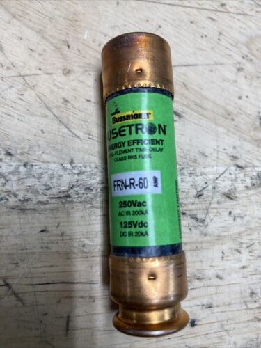 NEW (Pack of 10)Bussmann Fusetron FRN-R-60 Fuse 250VAC, 60 Amp🔥