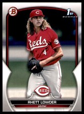 2023 Bowman Draft 1st Rhett Lowder #BD-52 Cincinnati Reds