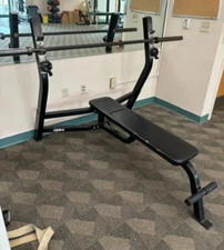 Cybex | Olympic Flat Bench w/ Barbell