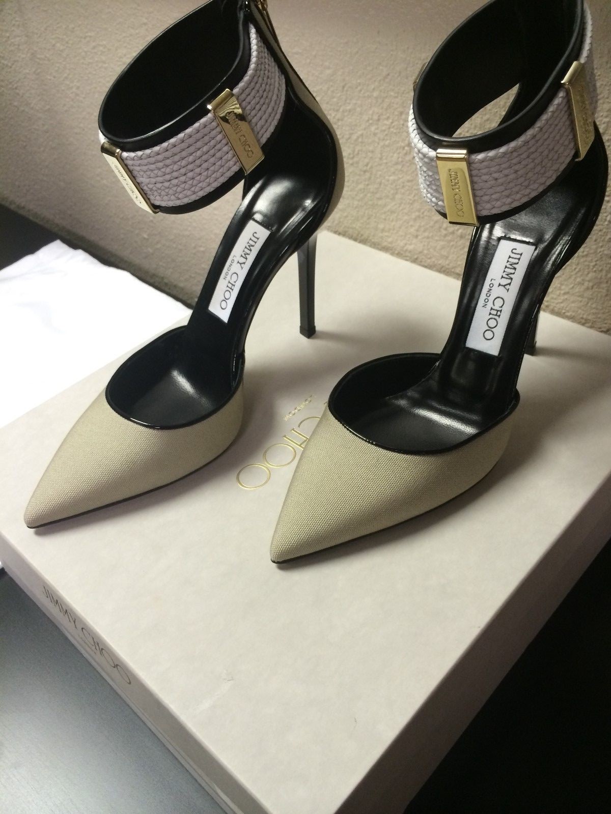 jimmy choo canvas shoes