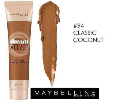 Maybelline - Dream Velvet Soft-Matte Hydrating Foundation #94 CLASSIC COCONUT*