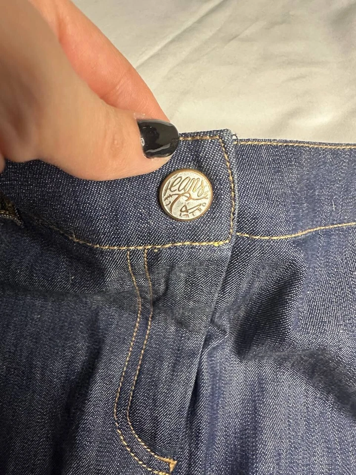 Jeans de CHRISTIAN LACROIX Falda Denim Vintage Italia Años 90 00 EU38 Foto 4 de 4