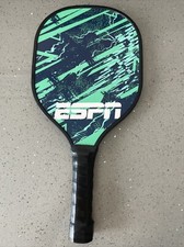 ESPN Pickleball Paddle Green And Blue Durable Lightweight Nice Grip READ