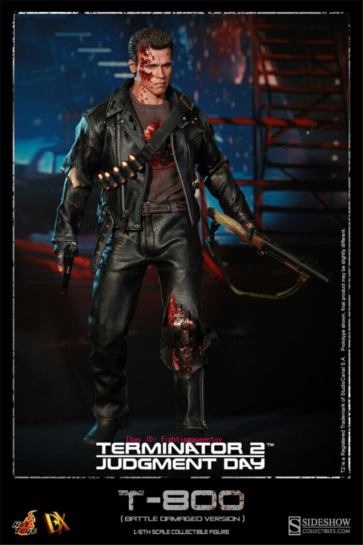 Terminator•Genisys1/6サイズ[DamageT−800] Hot Toys - Terminator 2 figurine DX 1/6 T-800 Battle Damaged