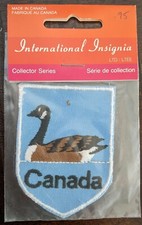 NEW Vintage Intl. Insignia CANADA GOOSE Patch NOS New Old Stock Travel Patch