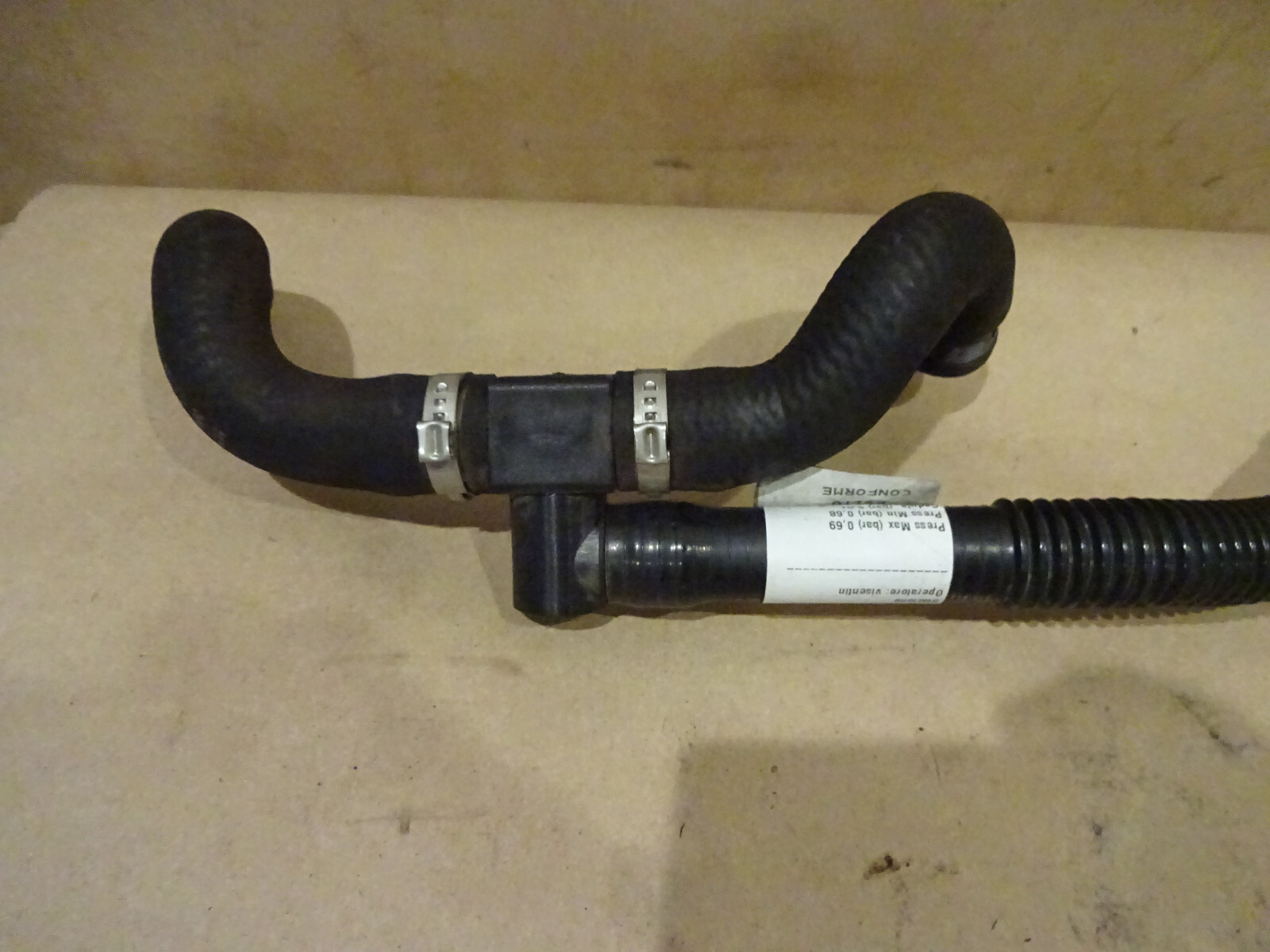 Ferrari 488 Secondary Air Engine Side Pipe  P/N 316978