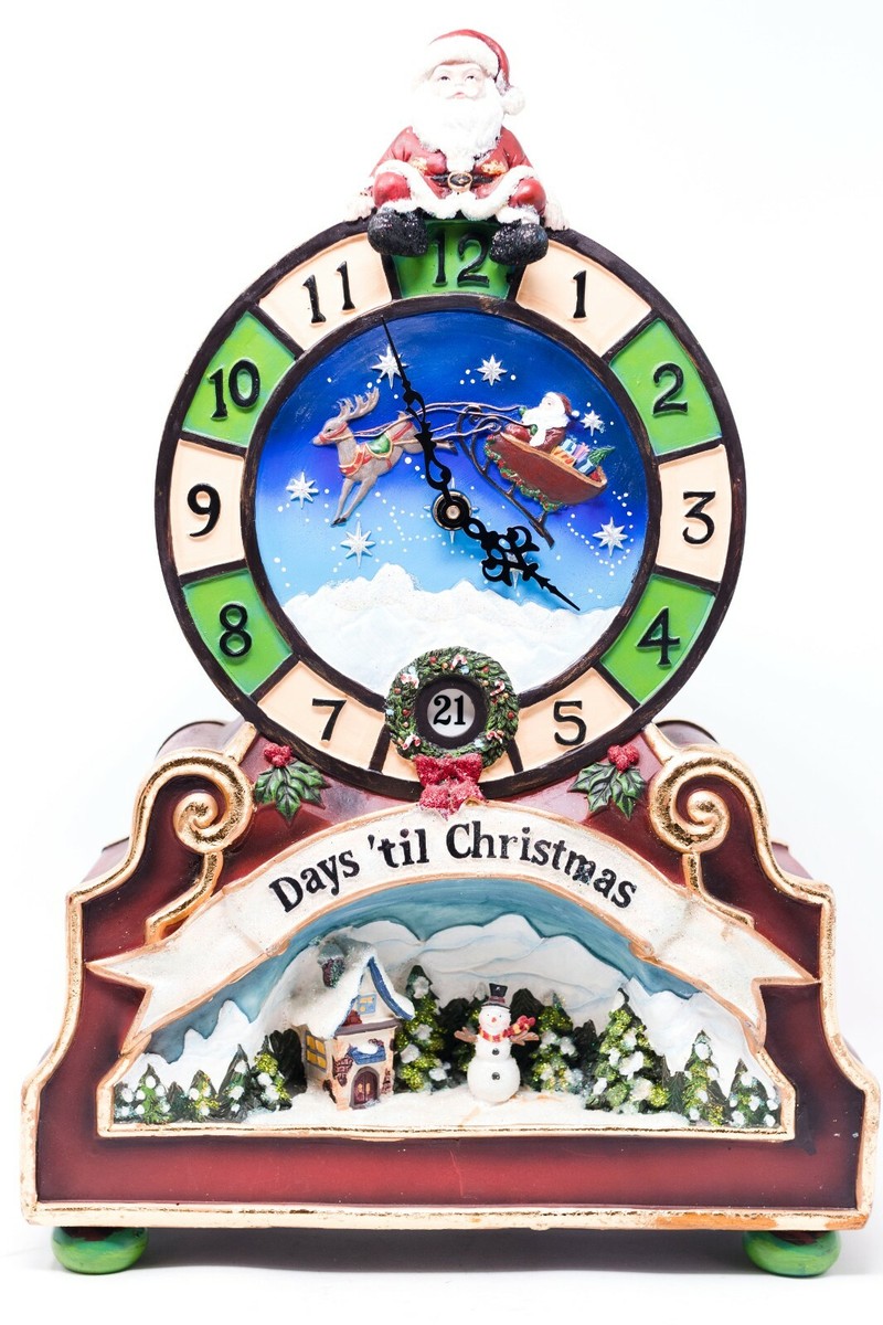 Christmas Countdown Clock 24 Days Till Christmas Counter from
