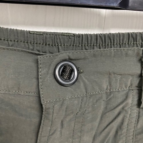 World Wide Sportsman Men's Forest Green Elastic Waist Cargo Swim Shorts Size M - Picture 2 of 10