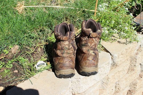 Cabelas Dry Plus Insulated Vibram Sole  Camo Hunting Boots Men's Sz. 13D 81-3603 - Picture 2 of 12
