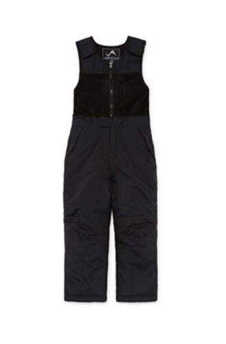 New Vertical 9 Ski Boys Heavyweight Snow Bibs Size Medium (10-12)