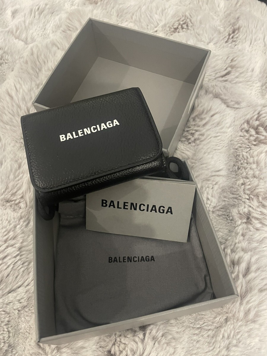BALENCIAGA Trifold wallet with coin purse CASH ZIP MINI WALLET