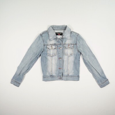 MISS JOLIE Damen Jeans Jacke Gr. S hellblau Übergangs Jacket Kurzjacke Blazer Ba