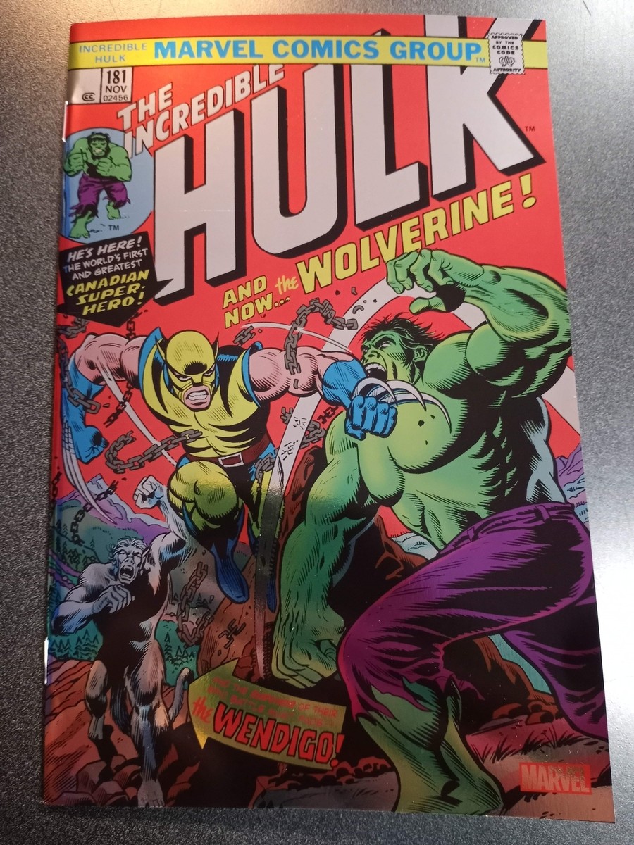 Incredible Hulk 181 Facsimile Edition Foil Variant 2023 Marvel