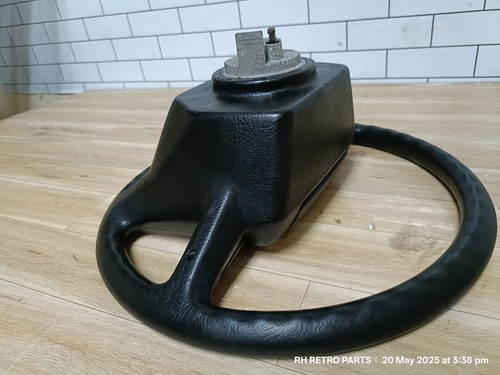 Volvo 740 760 GLE Turbo Black Steering Wheel Assembly Genuine OEM #88255 - Picture 12 of 14